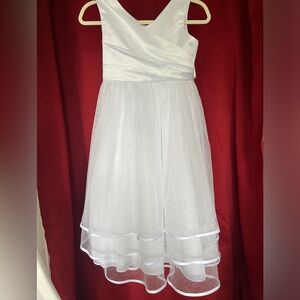 Elegant White Kids Dress